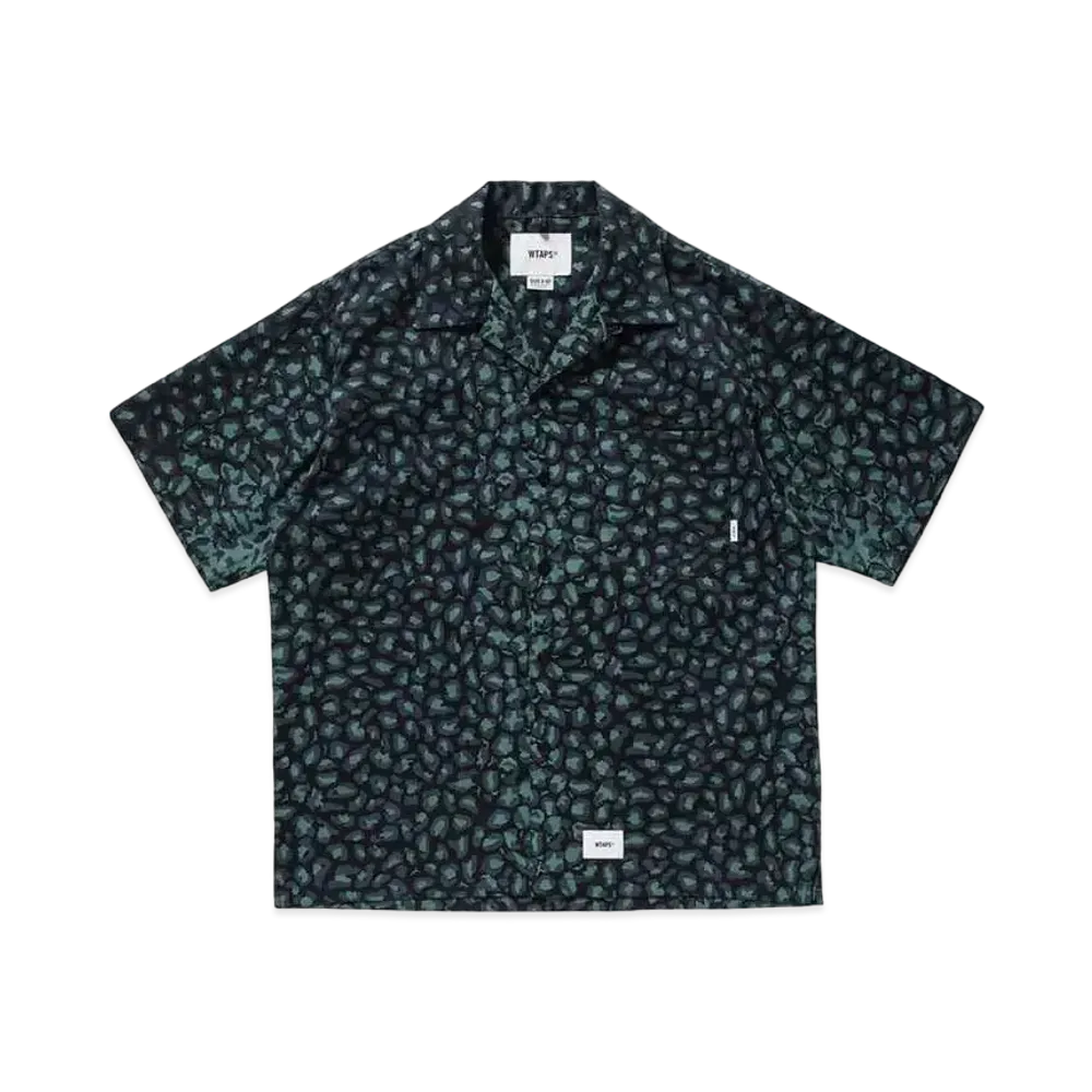 WTAPS Night Vision SS Cotton Satin Camo "Black"
