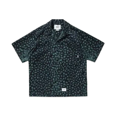 WTAPS Night Vision SS Cotton Satin Camo "Black"