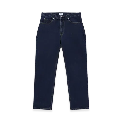 Mercedes Anchor inc. Bold Logo Baggy Jeans "Dark Indigo"