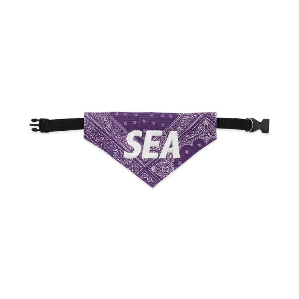 WIND AND SEA DOG BANDANA "Purple"
