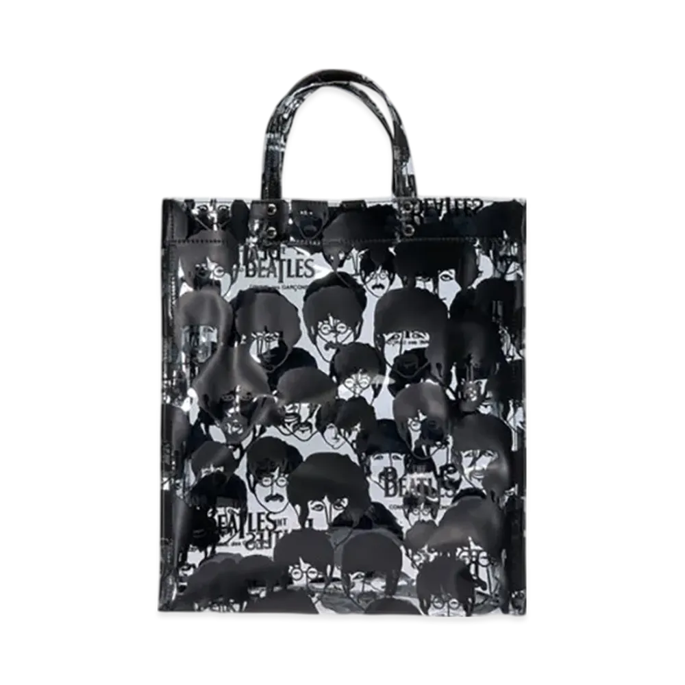 COMME des GARCONS x The Beatles Printed Pvc Bag Clear "Black"