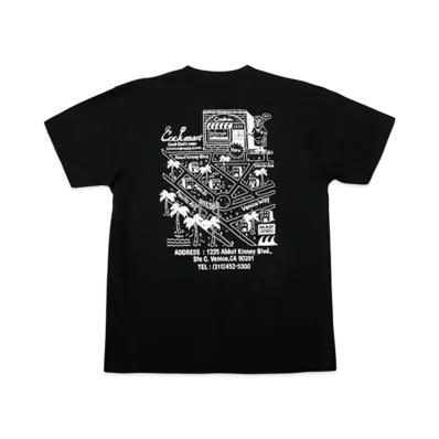 COOKMAN TM Paint Abbot Kinney SS Tee "Black"