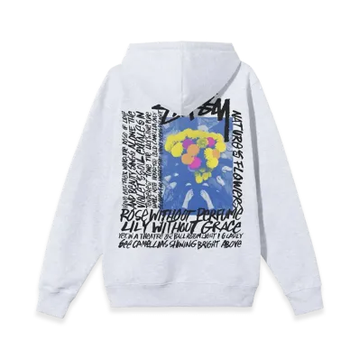 Stussy Camelias Hoodie "Ash Heather"