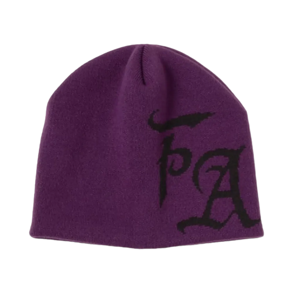 BEAMS FUTURE ARCHIVE FA Logo Beanie "Purple"