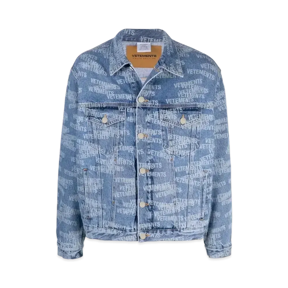 VETEMENTS VETEMENTS Logo Denim Jacket "Black"