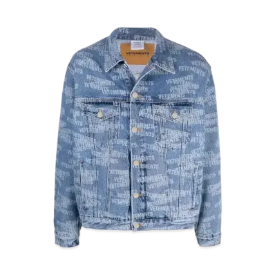 VETEMENTS VETEMENTS Logo Denim Jacket "Black"