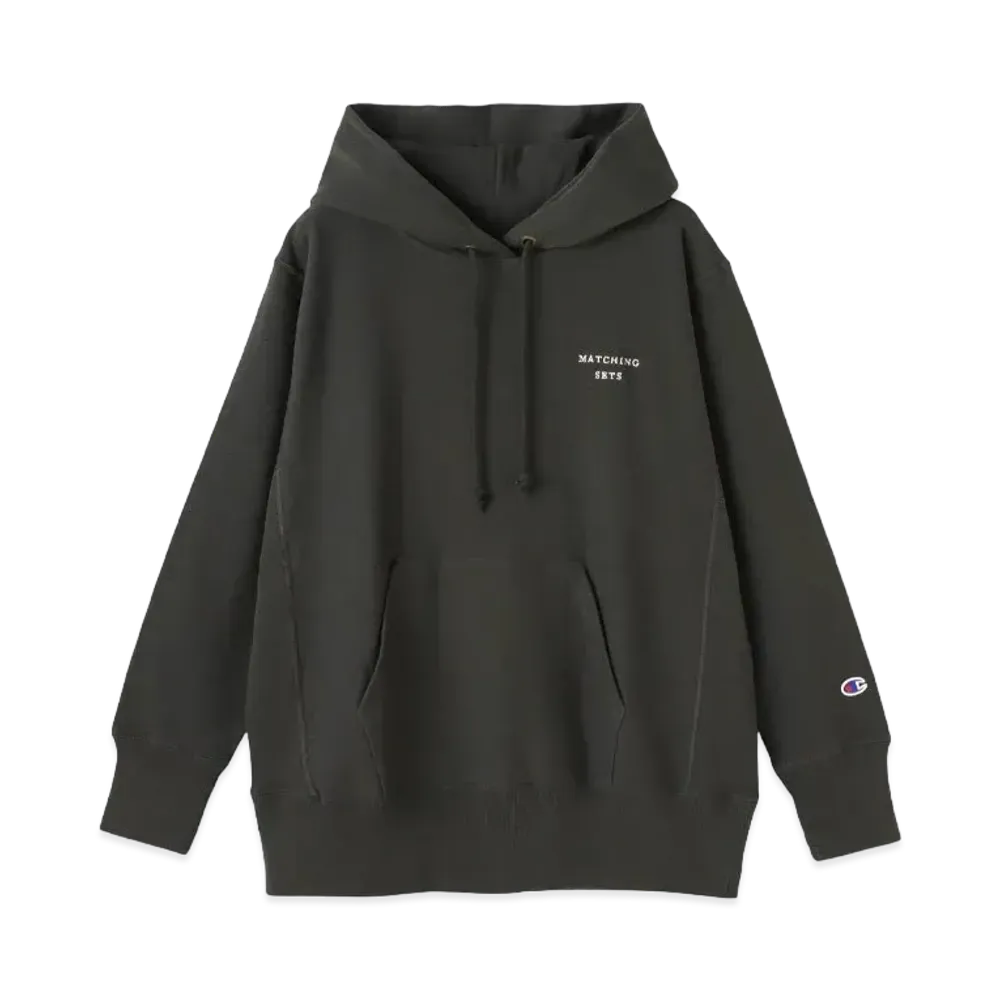 Champion x Ron Herman French Terry Sweat Hoodie "Black"