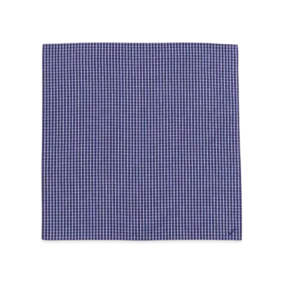 BEAMS Poplin Handkerchief "Navy"