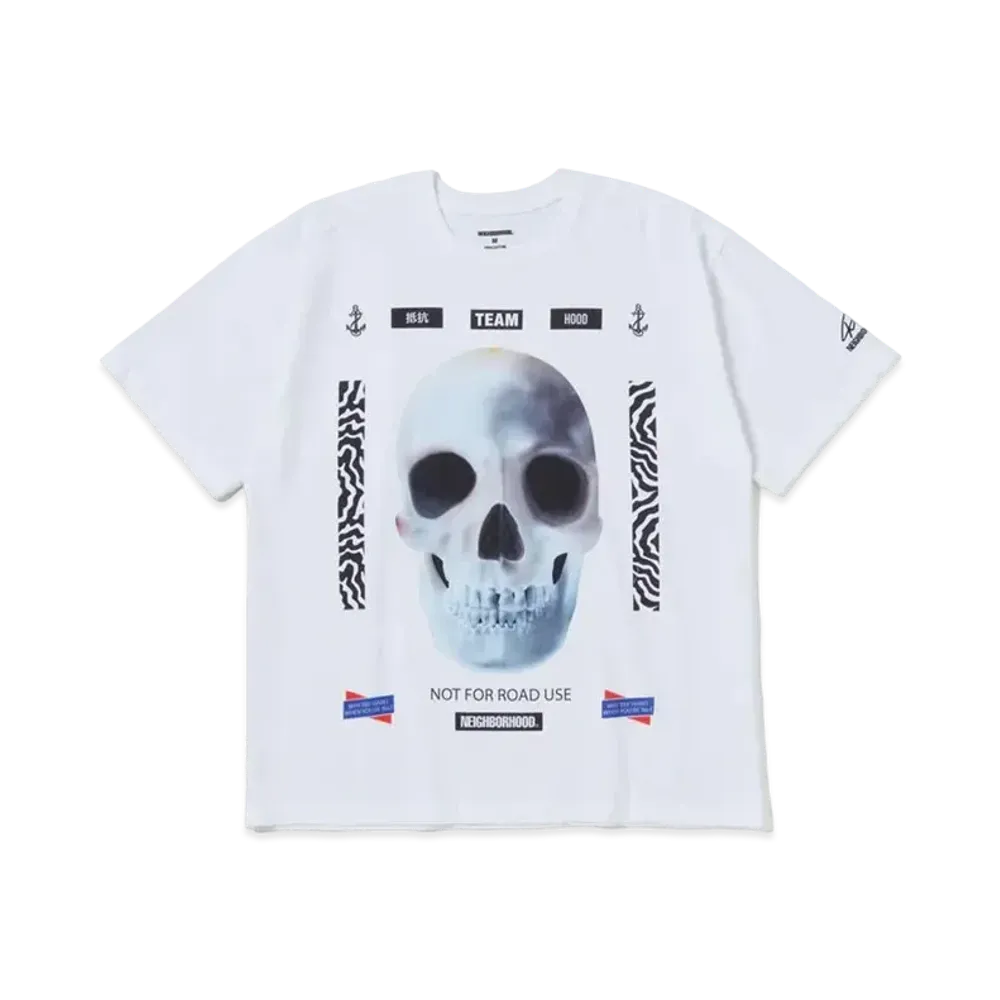 NEIGHBORHOOD NH x DSC . Crewneck SS-1 "White"