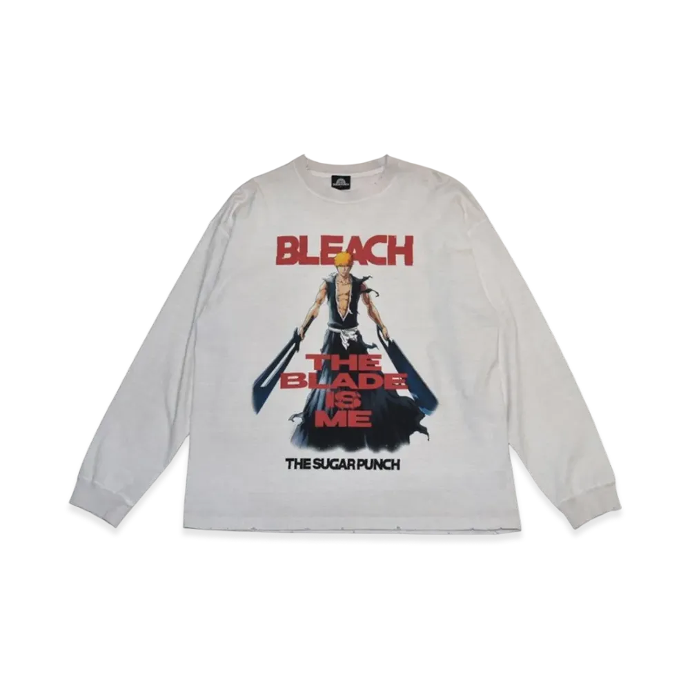 THE SUGAR PUNCH x Bleach L/S T-Shirt "White"