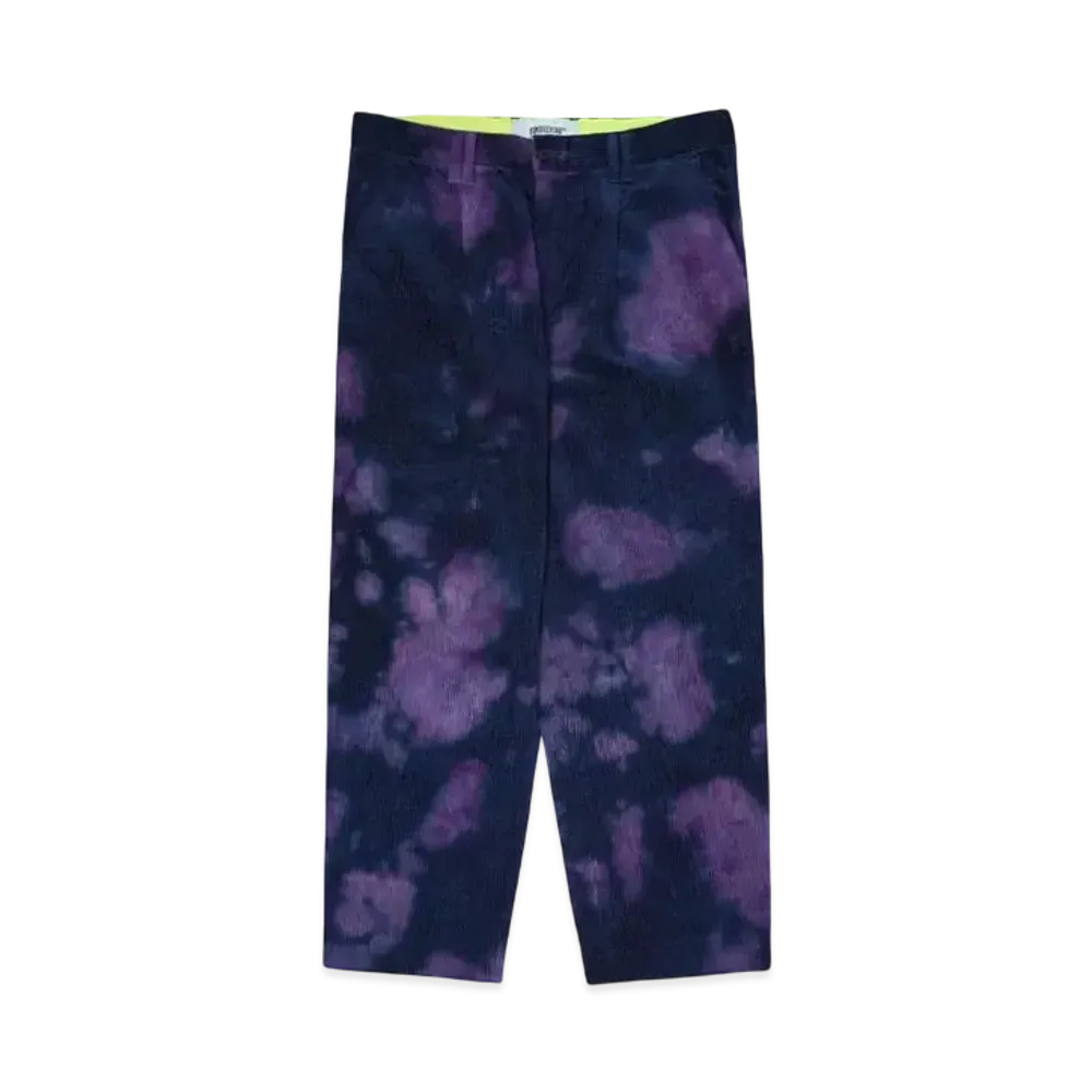HOMBRE Nino TIE DYE CORDUROY PANTS "PURPLE"