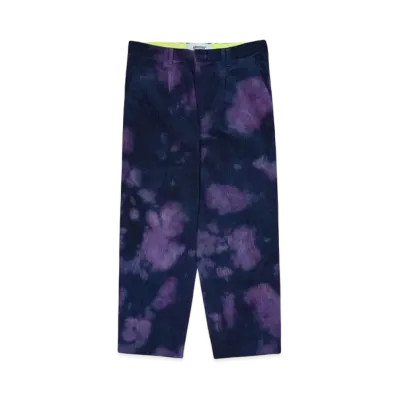 HOMBRE Nino TIE DYE CORDUROY PANTS "PURPLE"