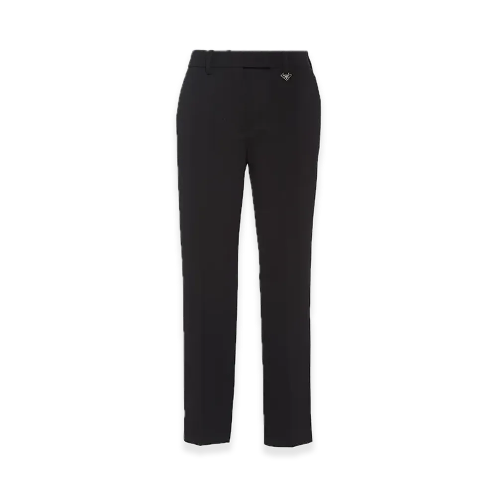 PRADA Grain de Poudre Pants "Black"