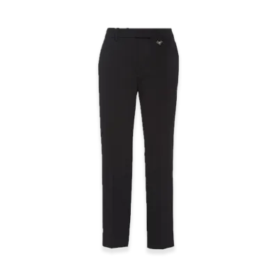 PRADA Grain de Poudre Pants "Black"
