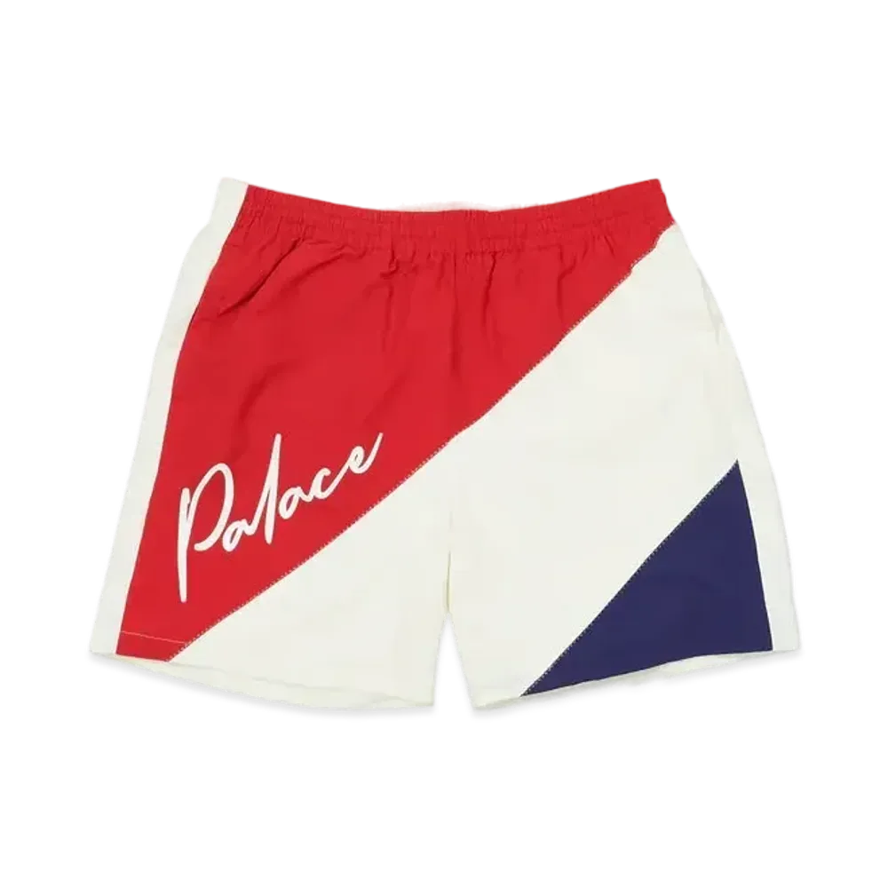 PALACE SAIL SHORTS "Red / Navy / White"