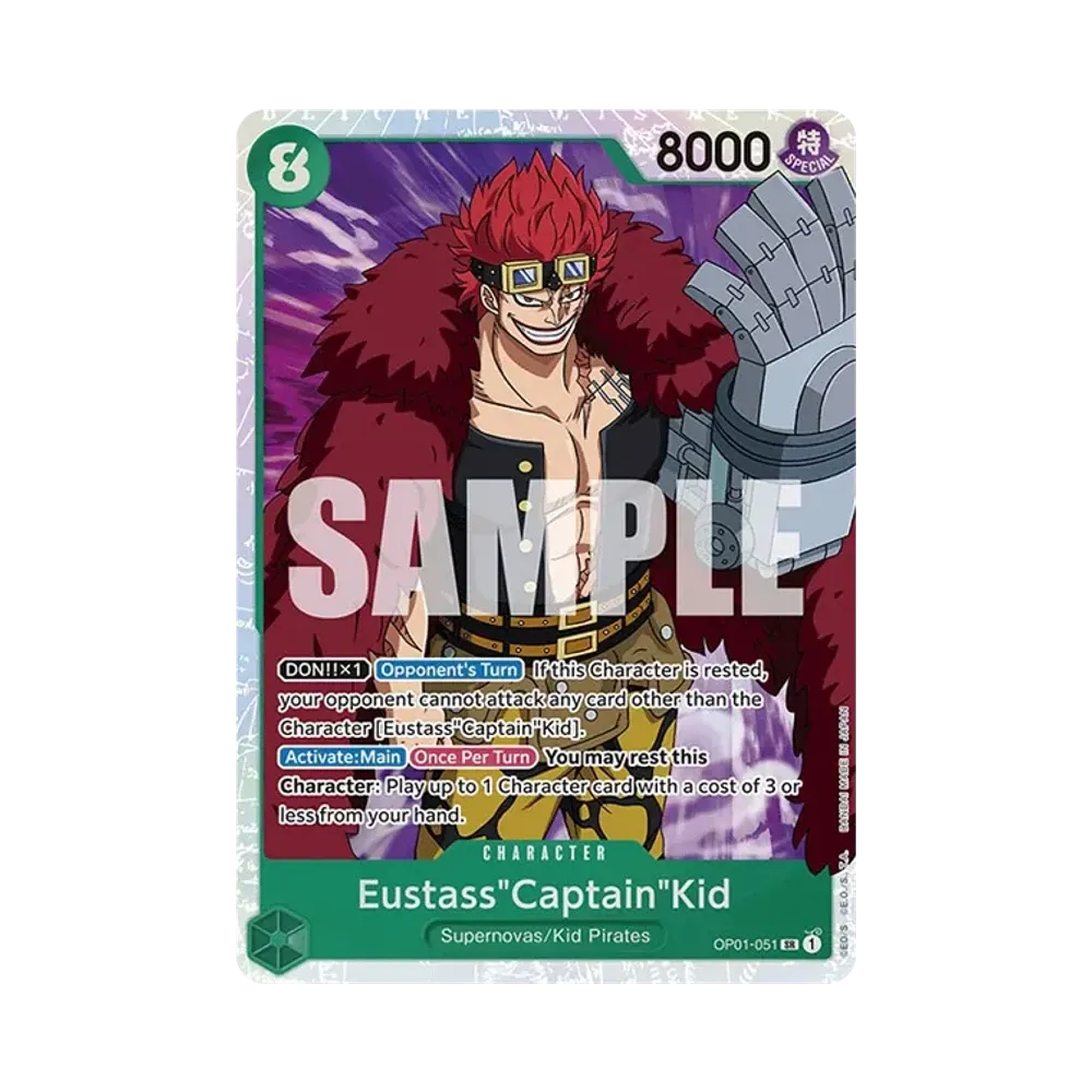 ユースタス・キッド SR [OP01-051]【英語版】(プレミアムブースター「ONE PIECE CARD THE BEST」)
