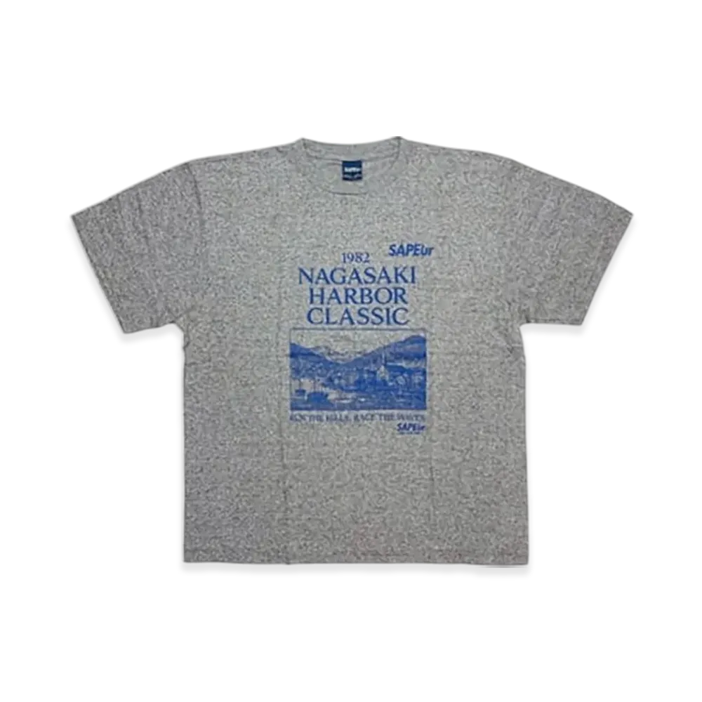 SAPEur Cargo Run Finisher Tee Nagasaki S/S Tee "Gray"