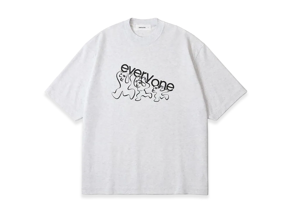 everyone Vincent Tsang Familiar Graphic Short Sleeve Tee "Ash"