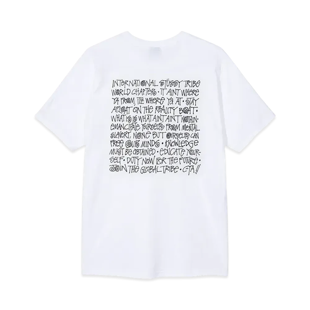 Stussy Say It Loud Tee "White"