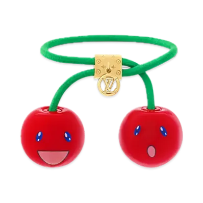 Louis Vuitton x Takashi Murakami Hair Cube Cherry "Gold"