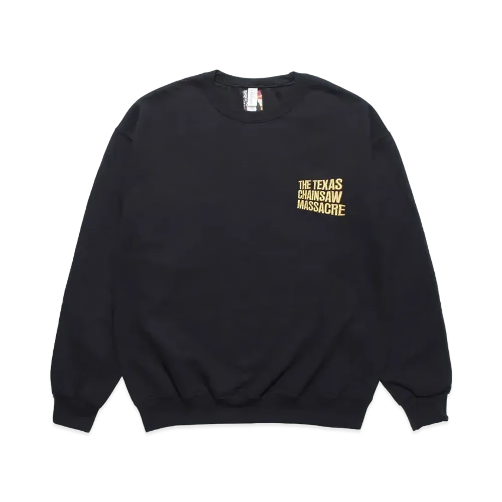 WACKO MARIA The Texas Chainsaw Massacre / Sweat Shirt "Black Gold"