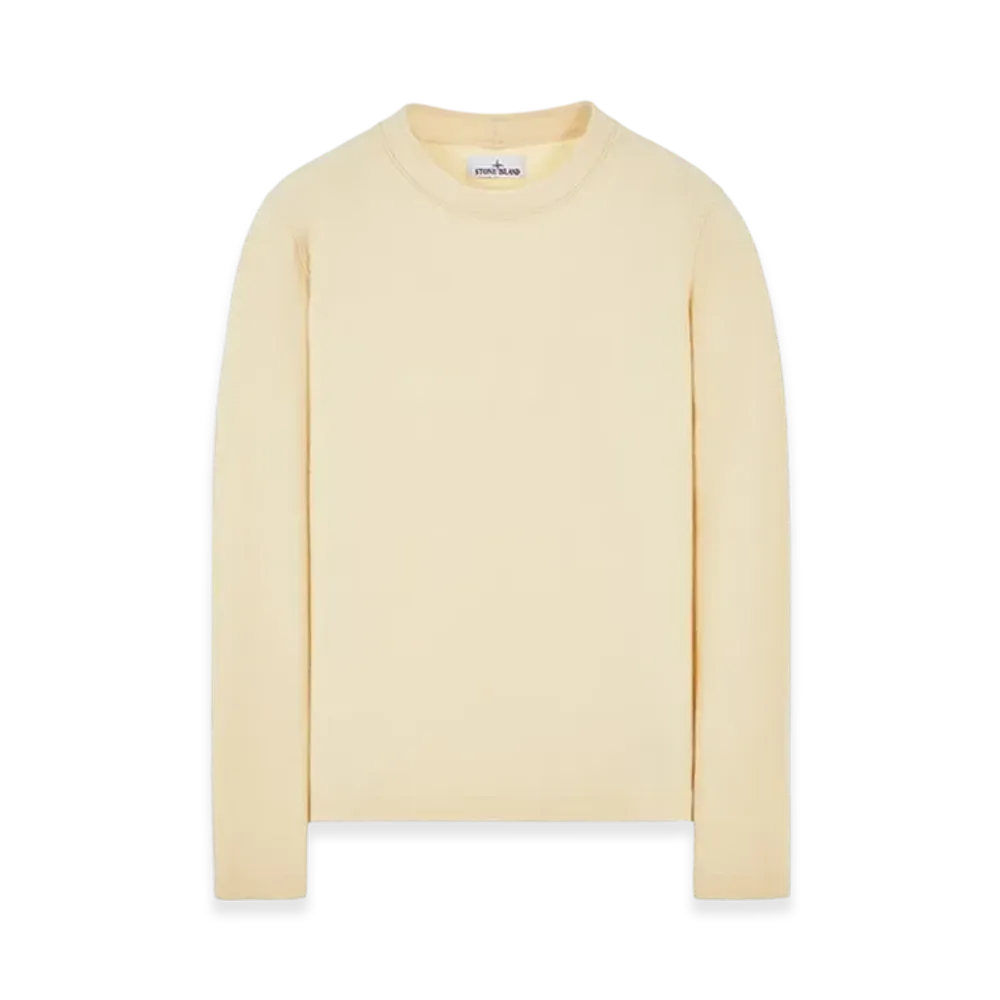 Stone Island 564A7 Pure Felted Wool Crewneck Knit - 23FW "Stucco"