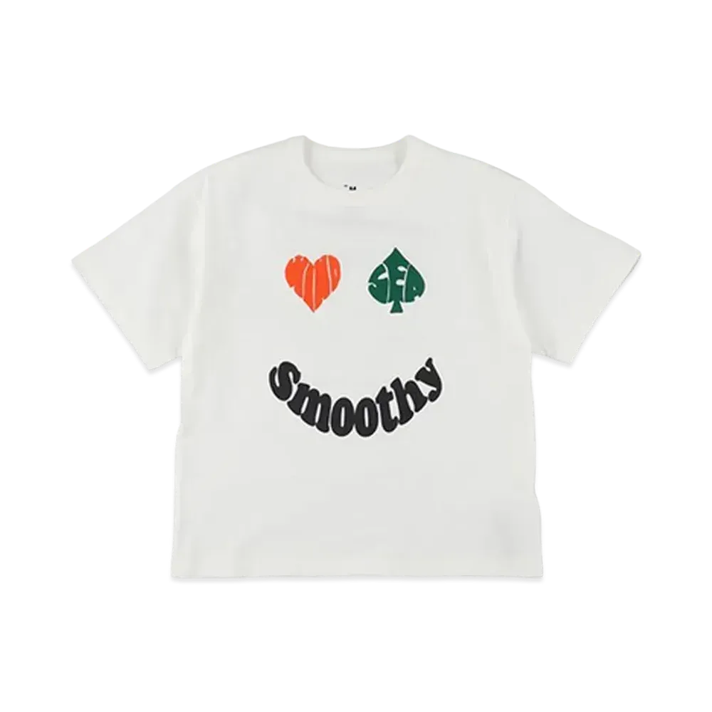 WIND AND SEA x SMOOTHY Smile Tee "White"