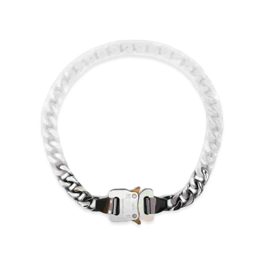 1017 ALYX 9SM Curb-Chain Necklace "White"