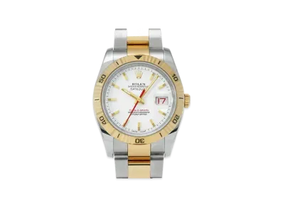 ROLEX Datejust Turn-O-Graph "White/Stainless Steel/Yellow Gold"