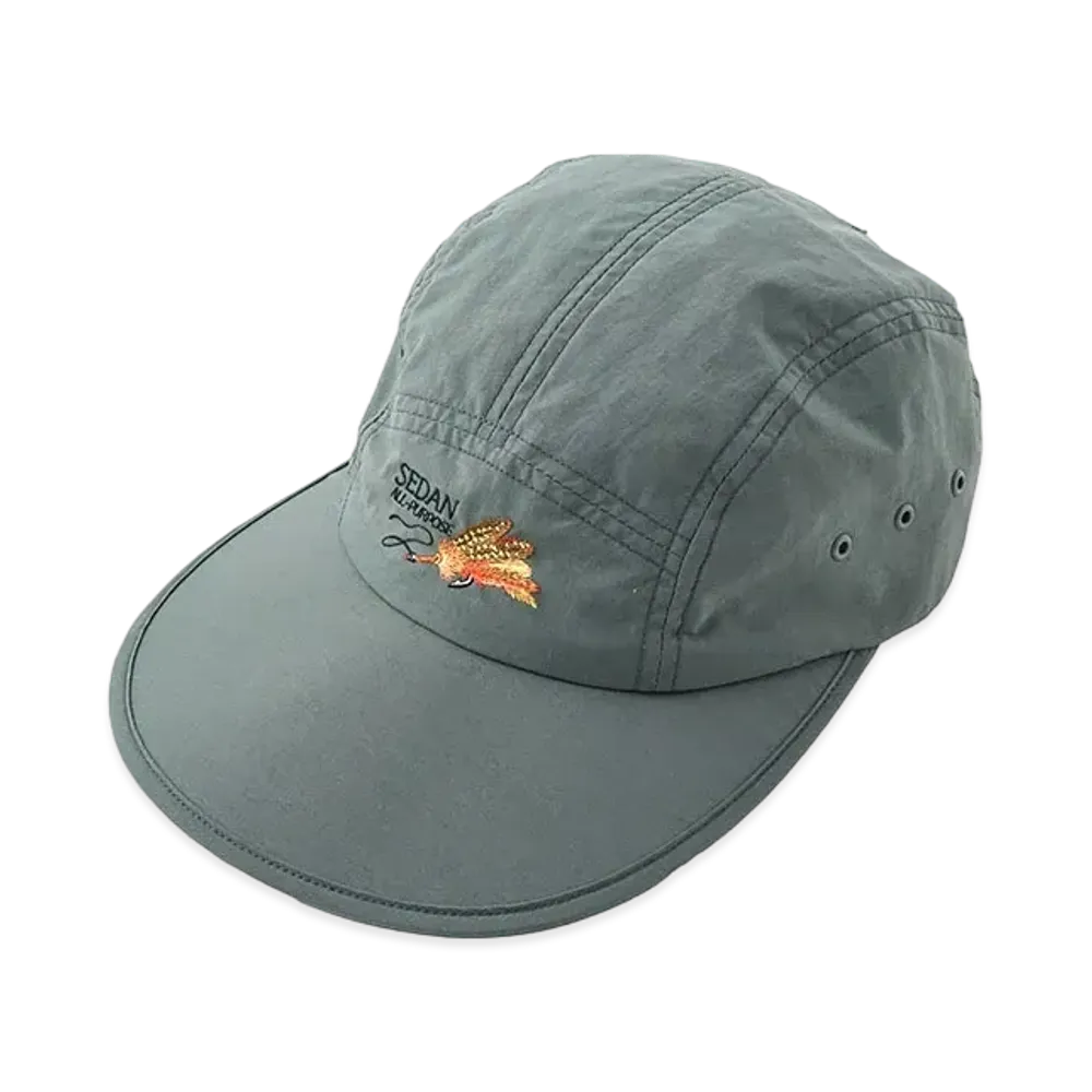 SEDAN ALL-PURPOSE Fly Logo Fishing Cap "Slate Charcoal"