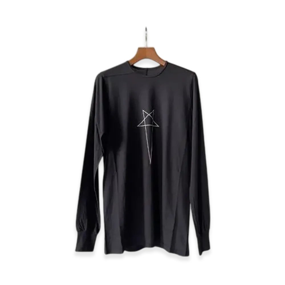Rick Owens DRKSHDW Long Sleeve T-Shirt RNEP3 "Black/Pearl"