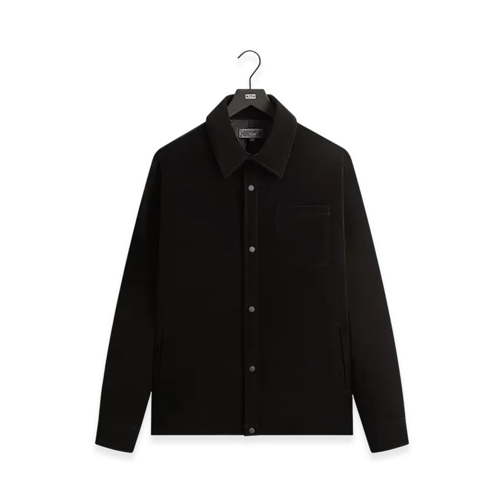 Kith Sueded Tech Brixton Puffed Shirt Jacket "Black"