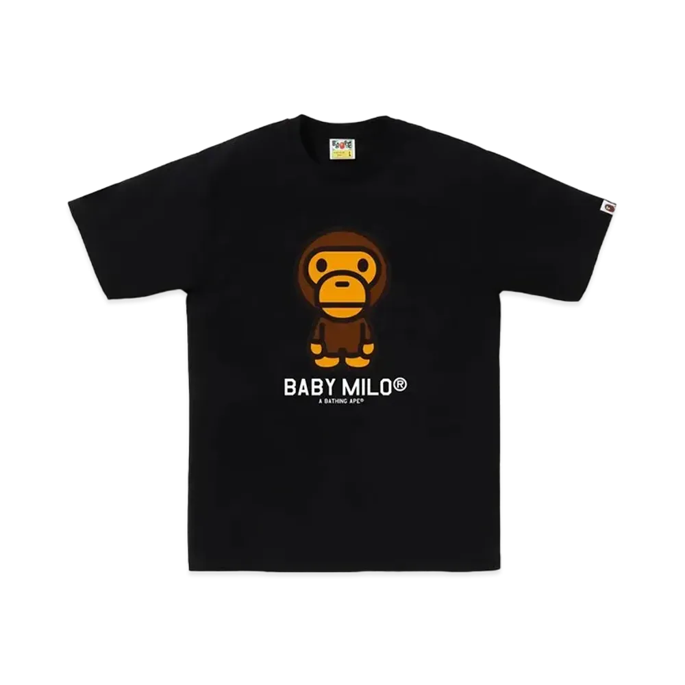 A BATHING APE Baby Milo Tee "Black"