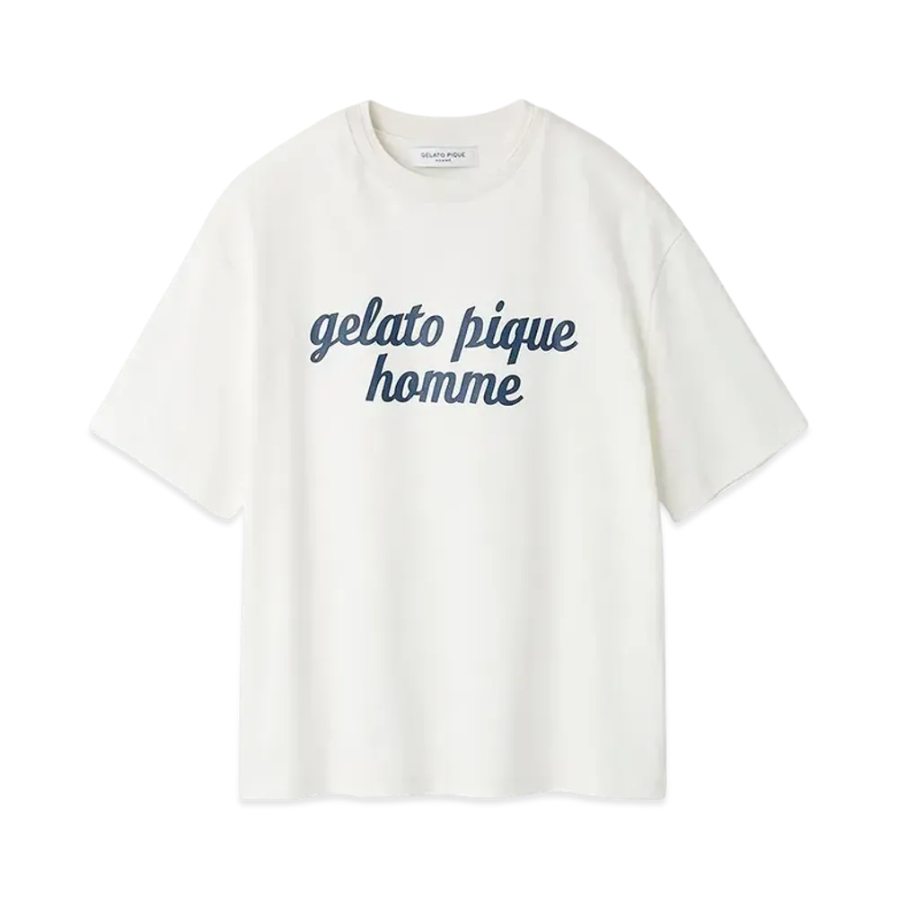 GELATO PIQUE Homme Gelato Pique Logo Print T-Shirt "Off White"