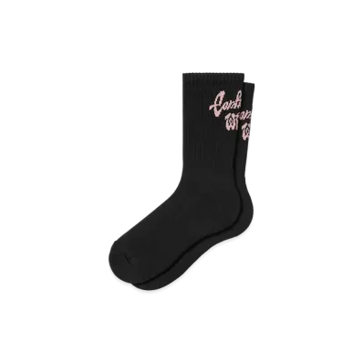Carhartt WIP Chedda Socks "Black/Glassy Pink"