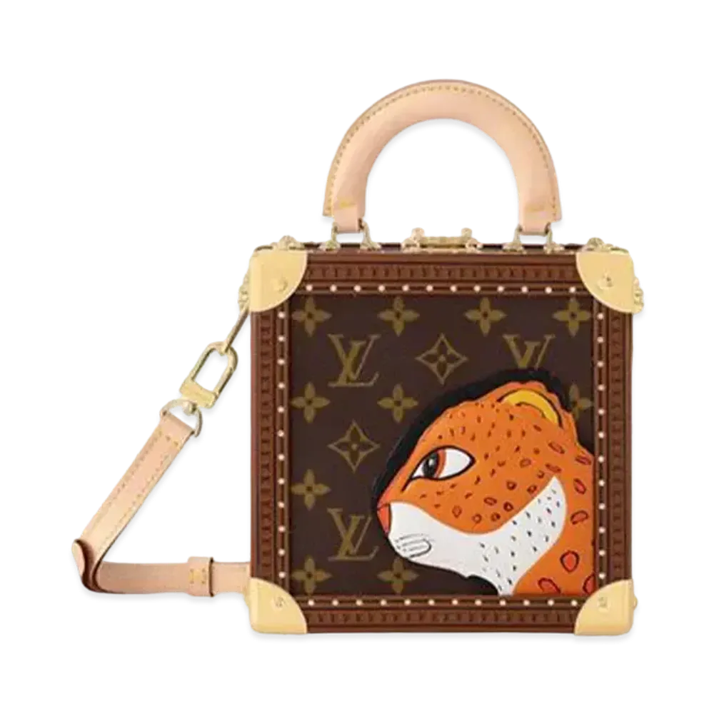 Louis Vuitton Mini Square Trunk Leopard Monogram