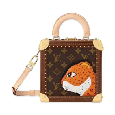 Louis Vuitton Mini Square Trunk Leopard Monogram