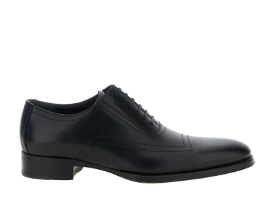 GUCCI Lace-Up Leather "Black"