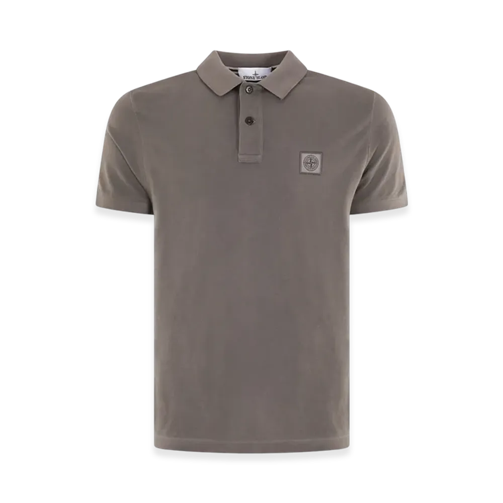 Stone Island 2SC67 Pigment Dyed Short Sleeve Polo Shirt Steel Grey - 24SS "Steel Gray"
