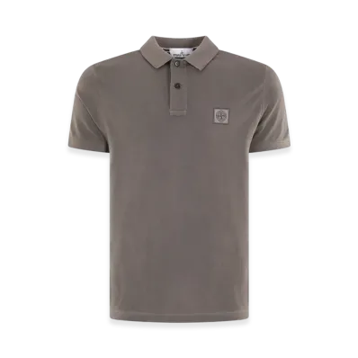 Stone Island 2SC67 Pigment Dyed Short Sleeve Polo Shirt Steel Grey - 24SS "Steel Gray"