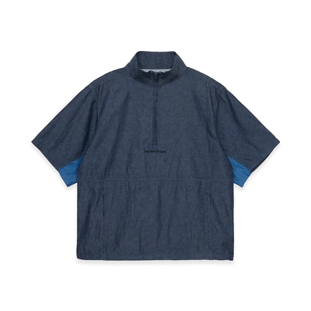 GDC x malbon Pine Windshirt S/S "Navy"