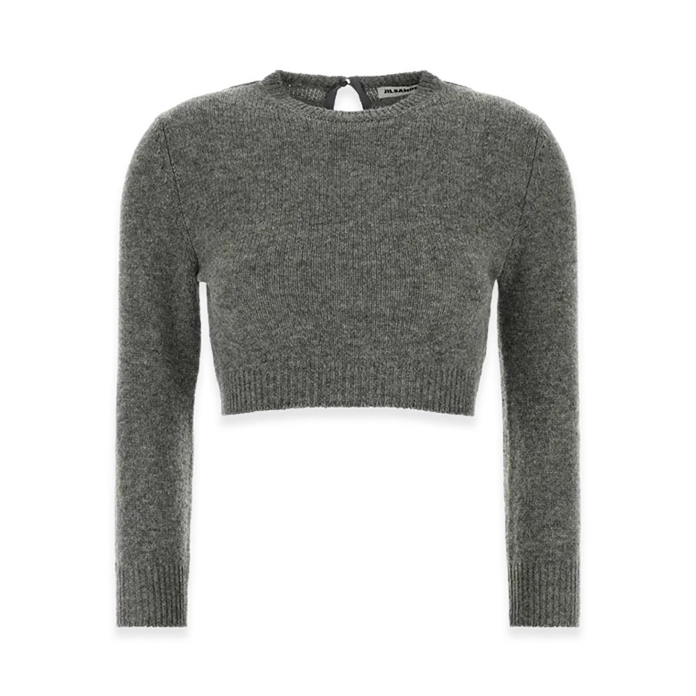 Jil Sander Women's Wool Blend Sweater "Grey"
