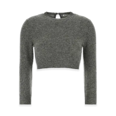 Jil Sander Women's Wool Blend Sweater "Grey"