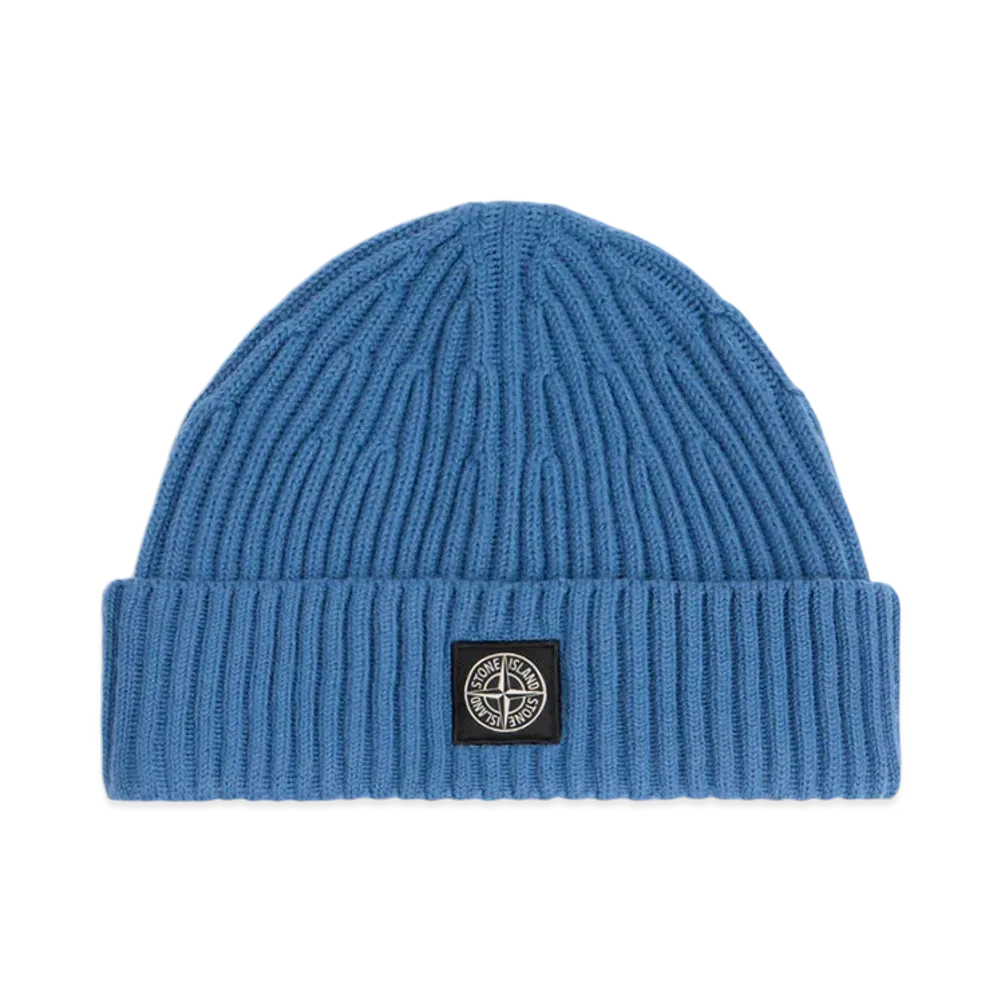 Stone Island N100002 Full Rib RWS Wool "Steel Blue"