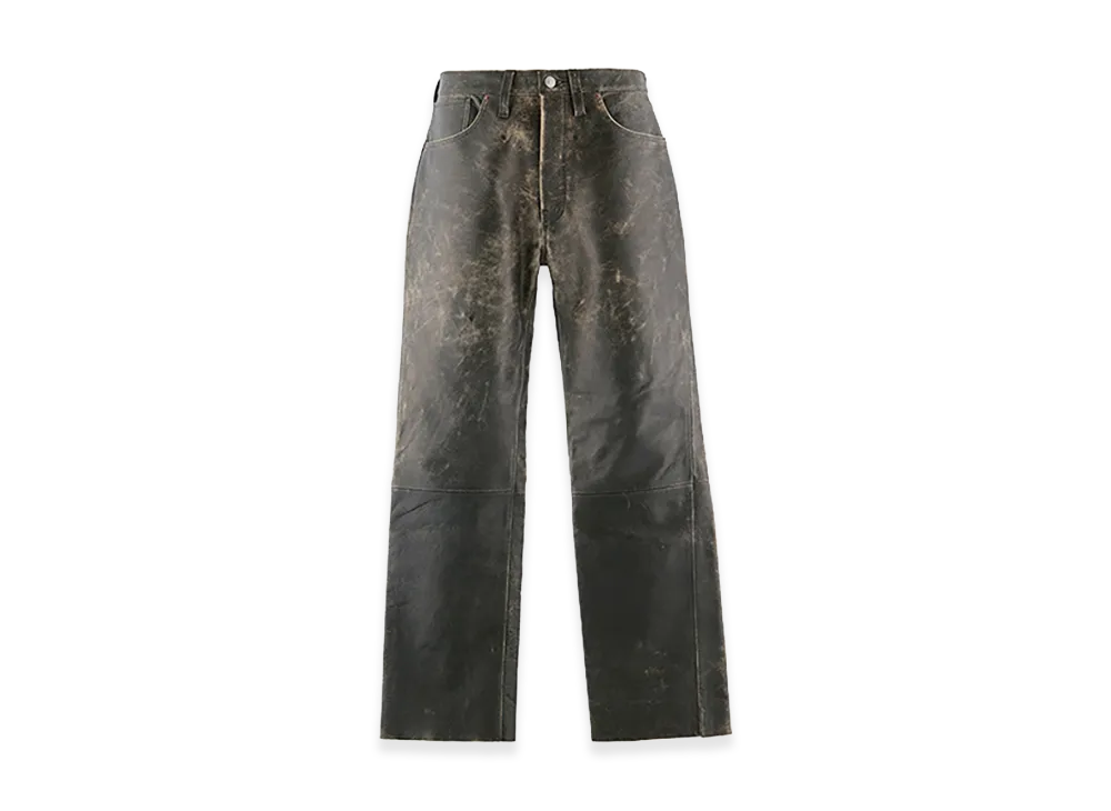 Saint Mxxxxxx x BerBerJin BBJ Leather Pants "Black"