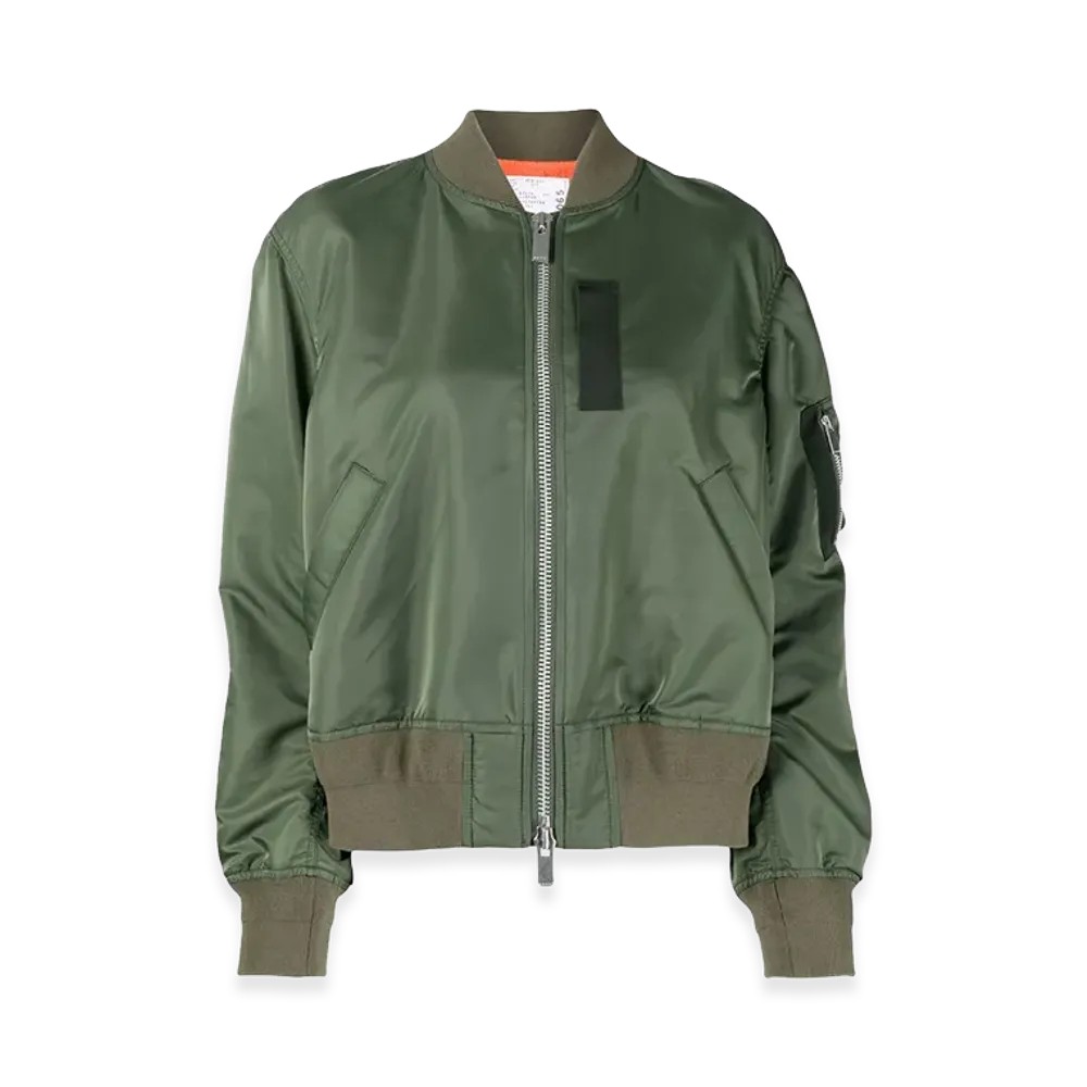 sacai Women's Coats Kaki "Green"