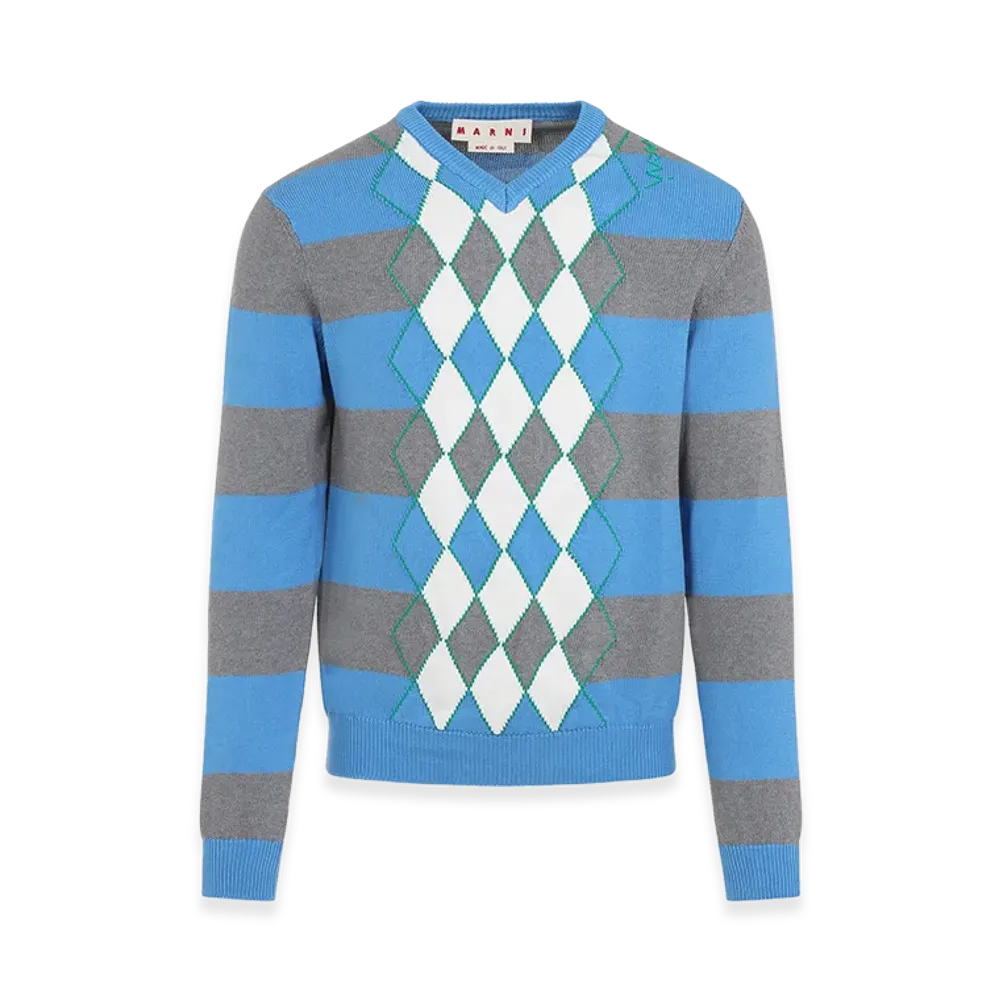 MARNI 'Argyle' Sweater "Multicolor"