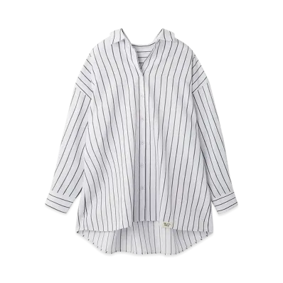 GELATO PIQUE Striped Shirt "Blue"