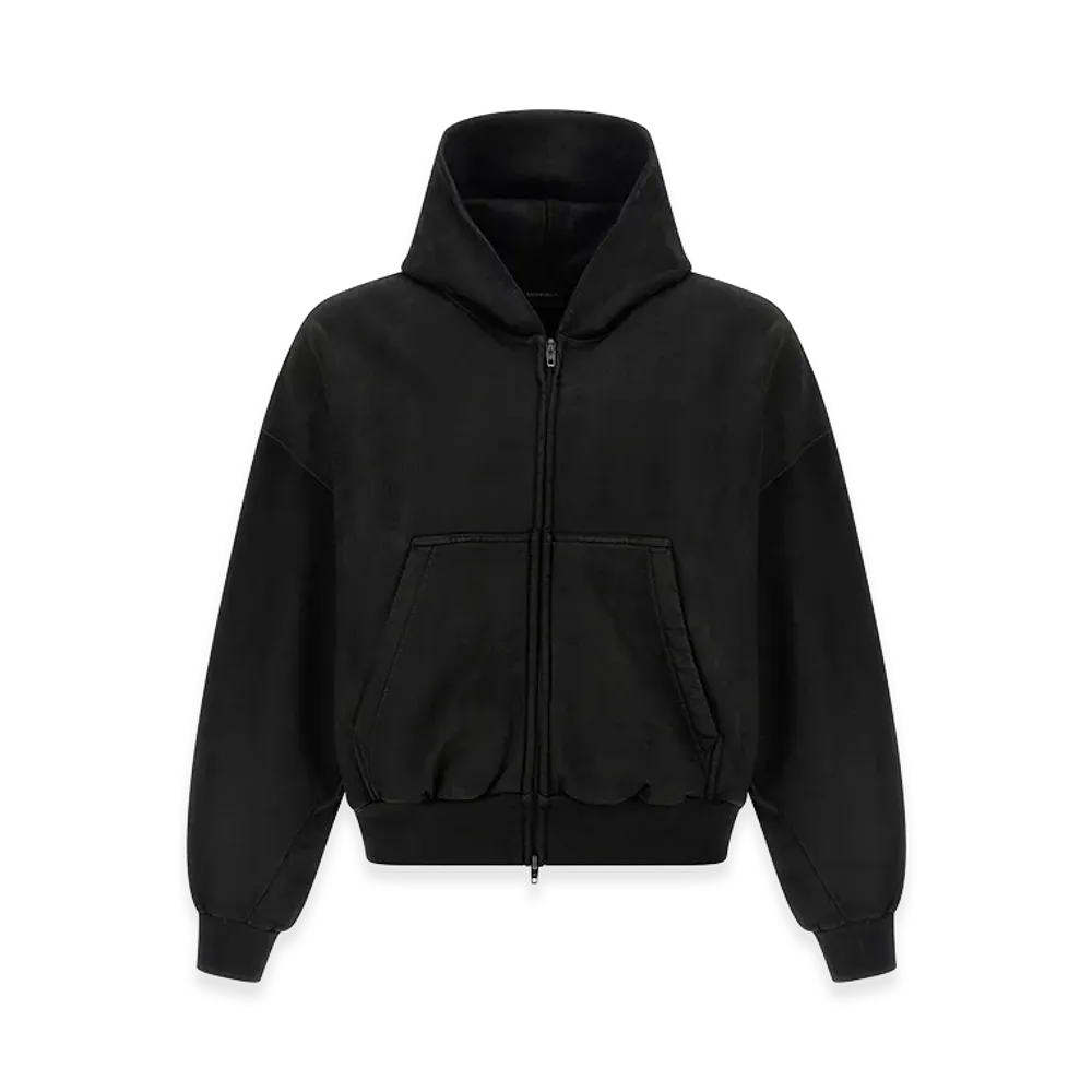 BALENCIAGA Cropped Hoodie "Black"