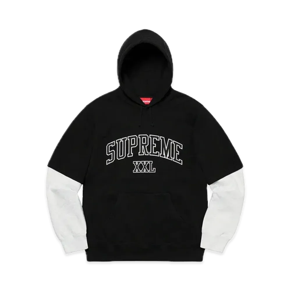 シュプリーム XXL フーデッド スウェットシャツ "ブラック"